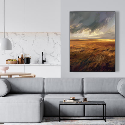 Before the storm - 36"x36" Framed canvas