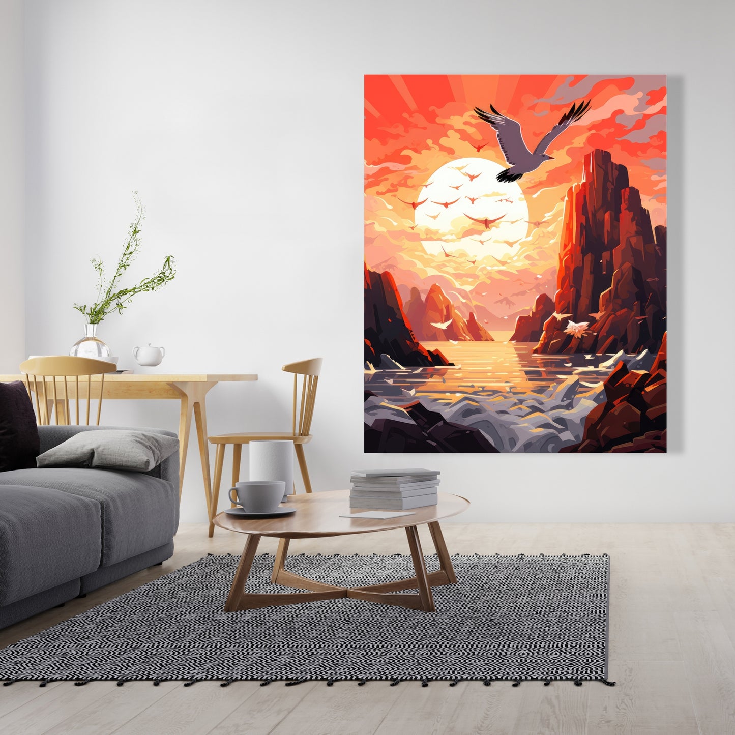 Isles of omen - 32"x32" Canvas