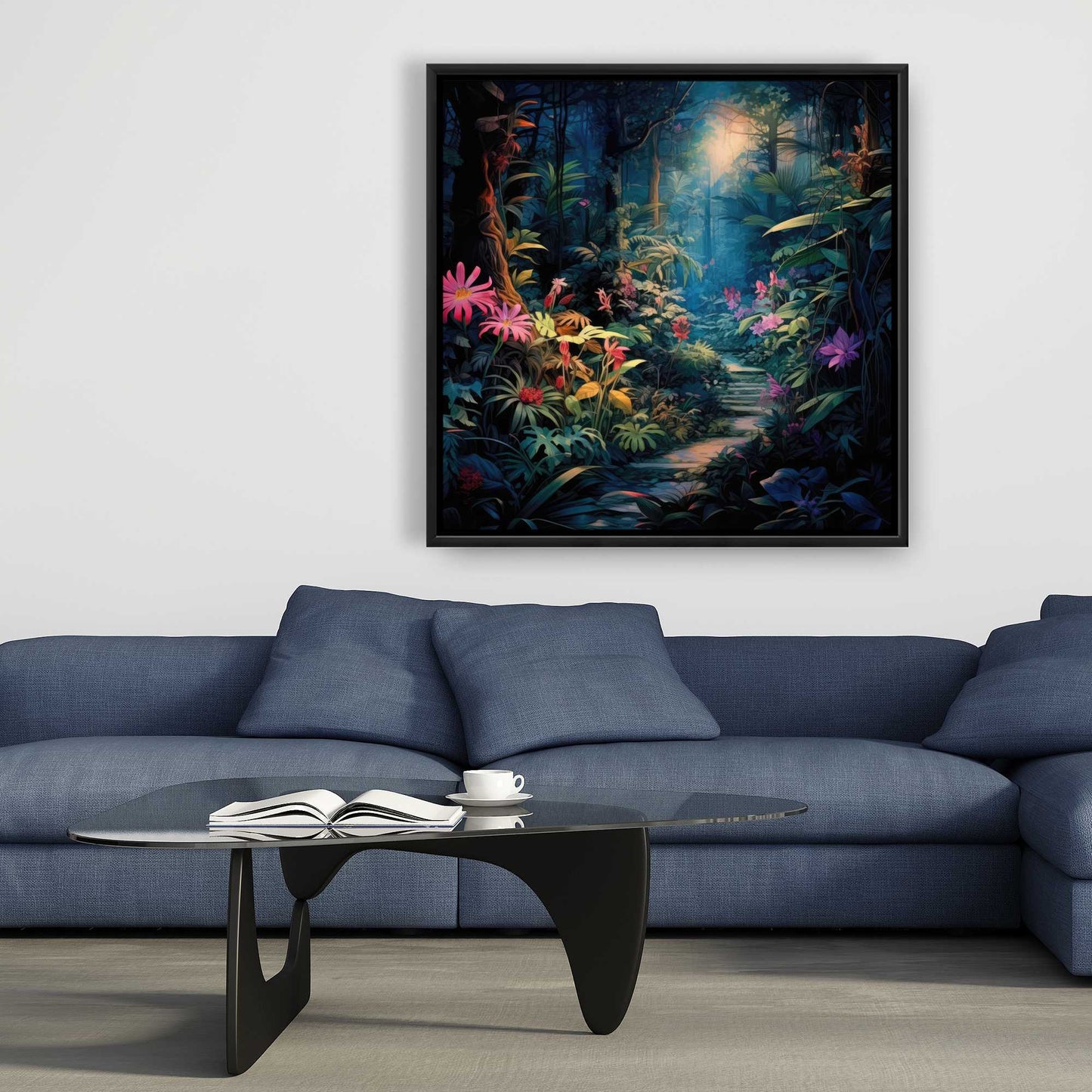 Against all odds - Pink Framed Canvas for Home Decor