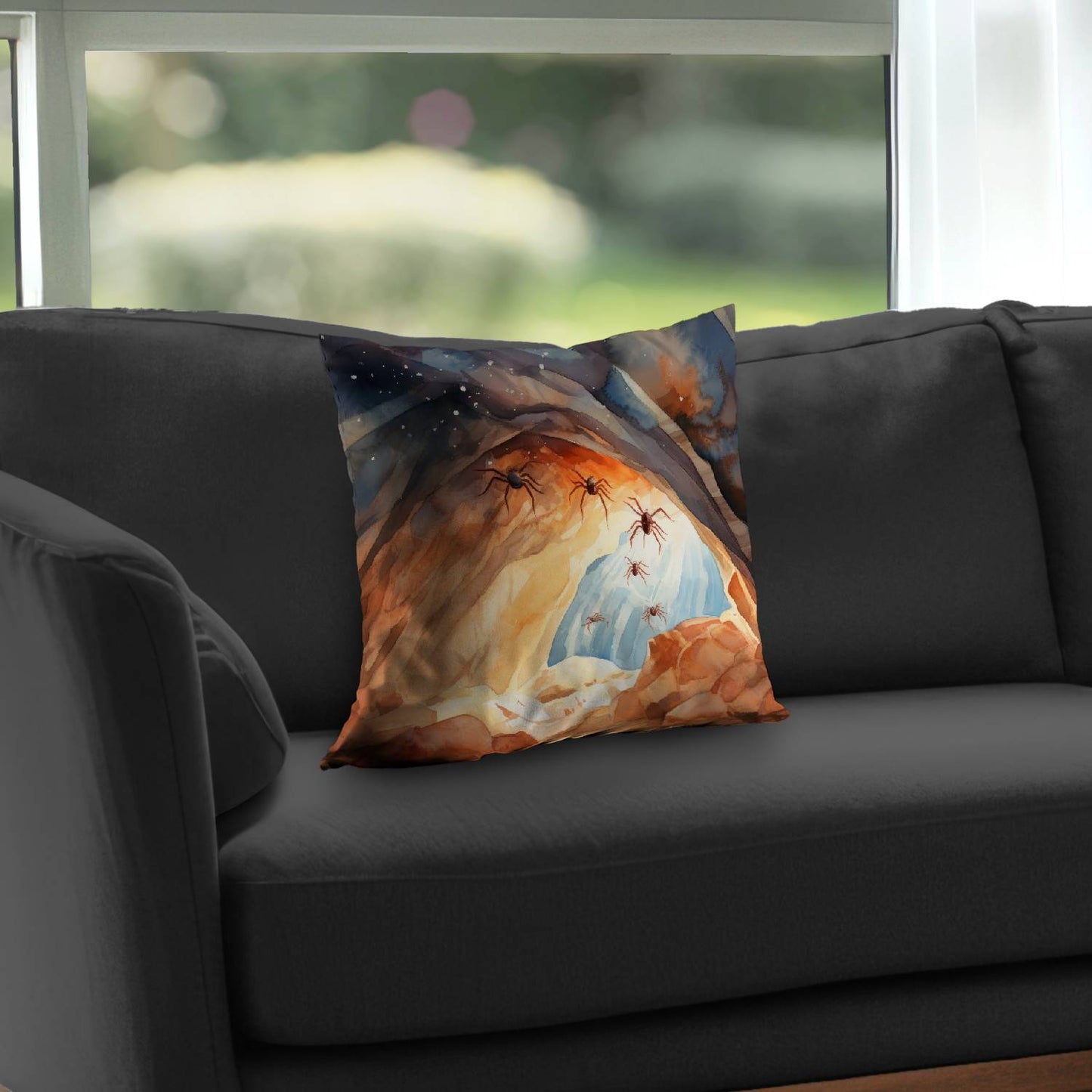 Undesirable event - Throw pillow - Print on demand