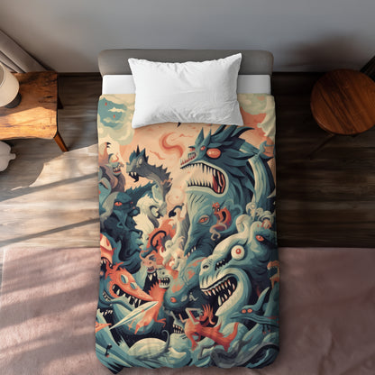 Before Time Gray Duvet Cover - Elegant Home Decor Option