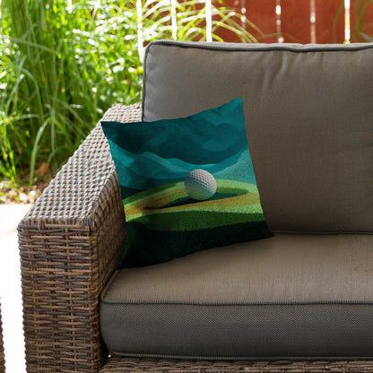 Landing Poly Twill Throw Pillow - Stylish Home Decor Accent