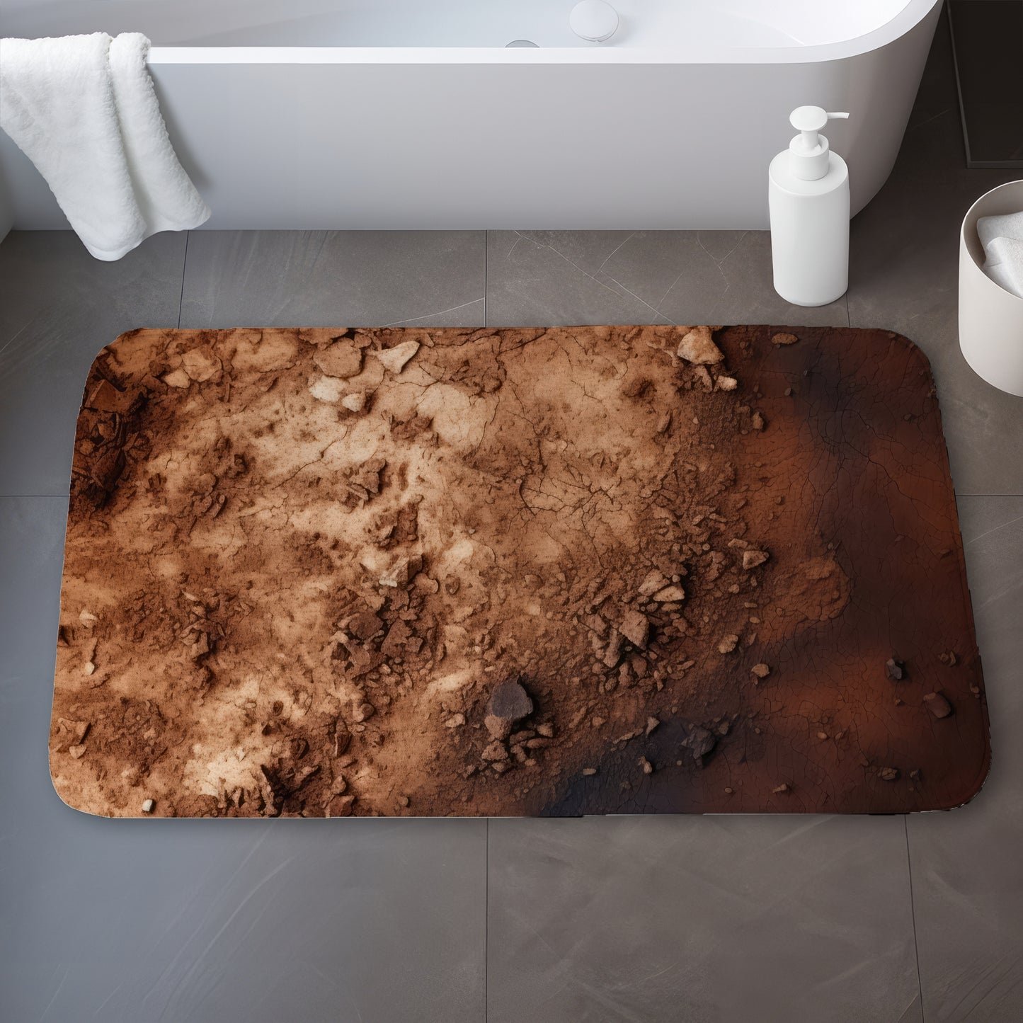 The dark patch - 17"x24" Bath mat