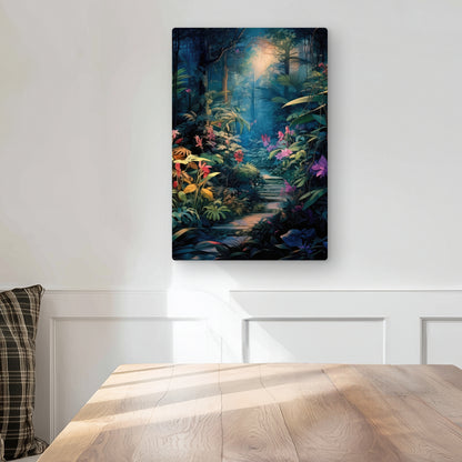 Against all odds - Green Metal Print for Home Decor