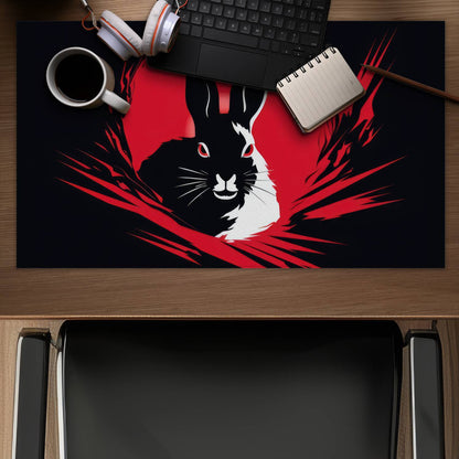 Bad intentions Black Desk Mat for Stylish Home Decor