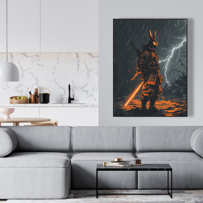 War Machine - Gray Framed Canvas Home Decor | Stylish Art