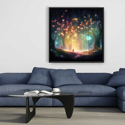 A dream come true - Beige Framed Canvas for Home Decor