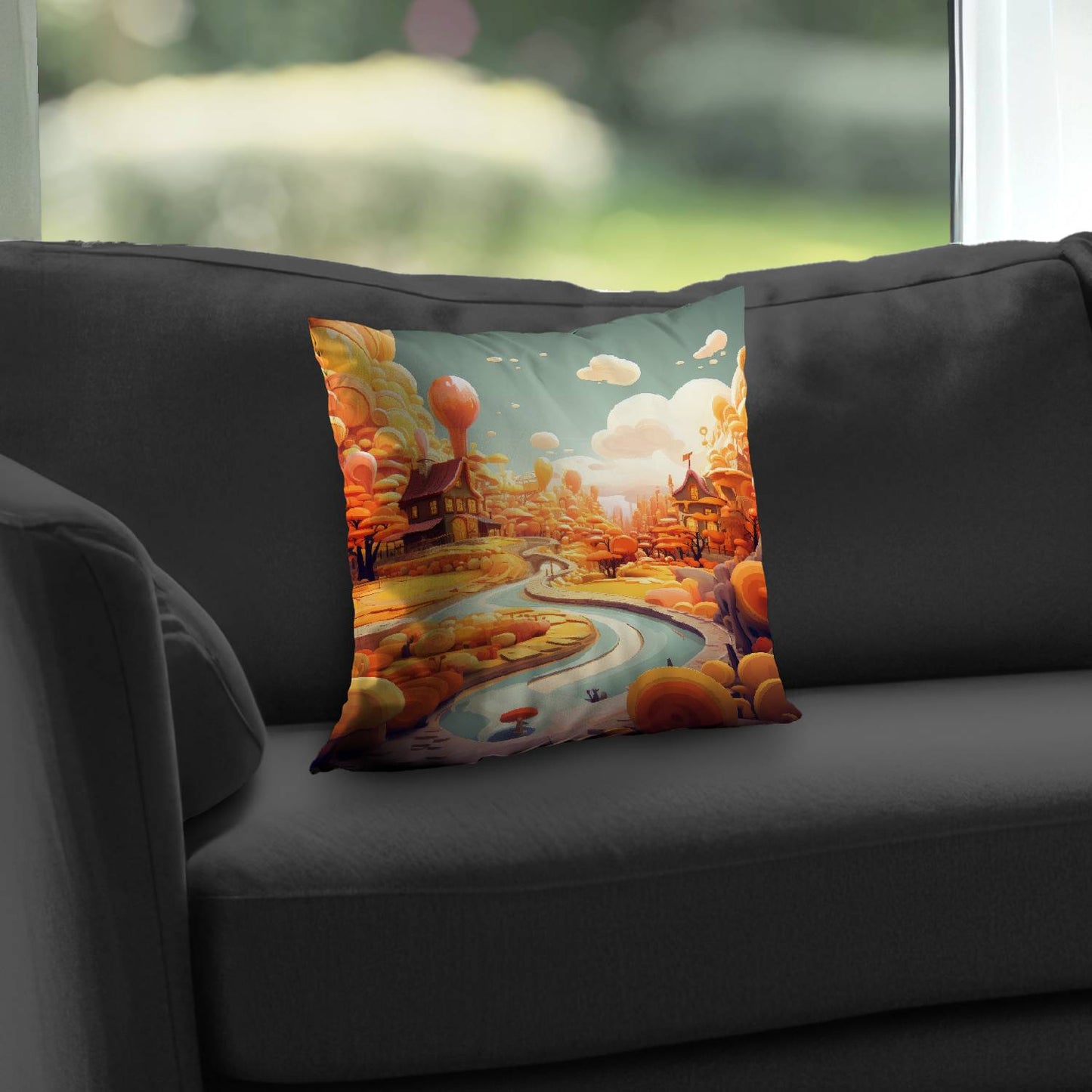 Honey land - Throw pillow - Print on demand