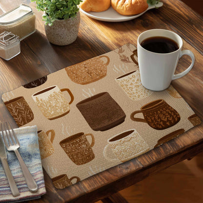 Cozy Cup Collection Braided Placemat for Stylish Home Decor