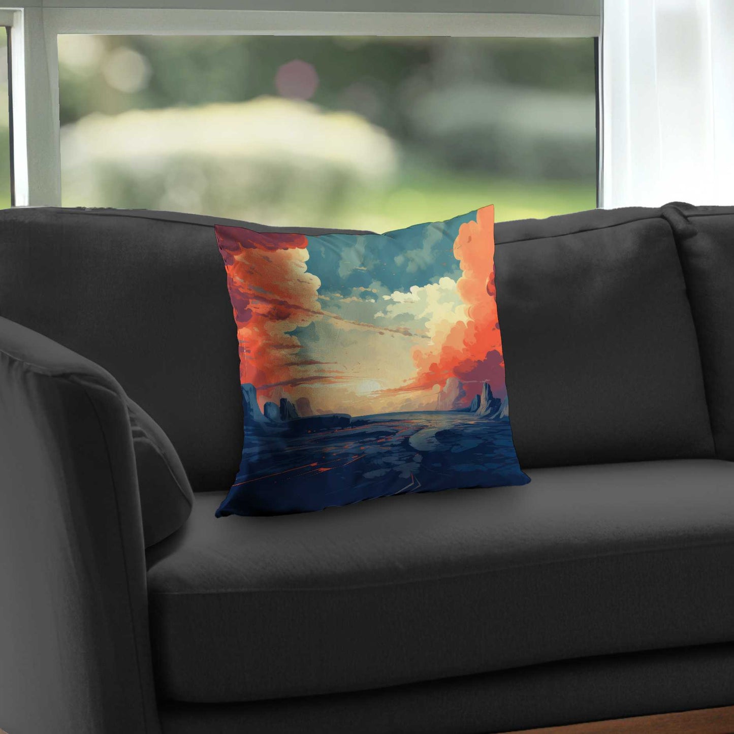 Finally Light Coral Poly Twill Throw Pillow Insert | Decor