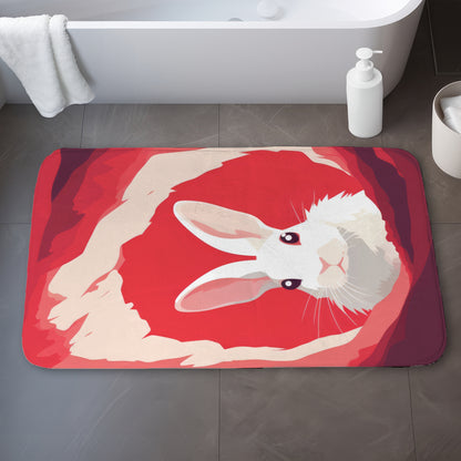 Looking Out Pink Bath Mat | Stylish Home Decor Accent