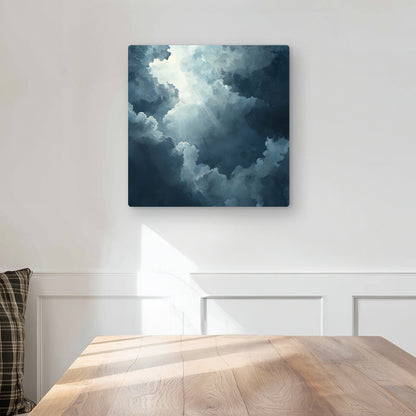 Afterglow - Blue Metal Print for Stunning Home Decor