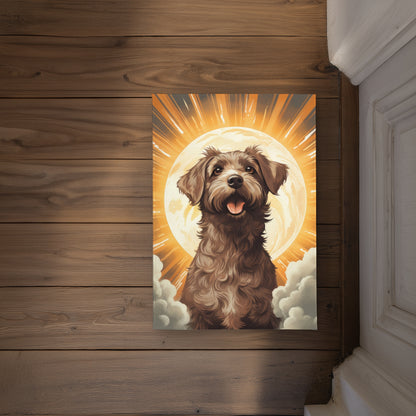 Pupper White Indoor Outdoor Door Mat - Stylish Home Decor