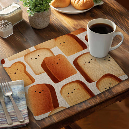 Set de table tressé Toasty Smiles pour une décoration d'intérieur stylée