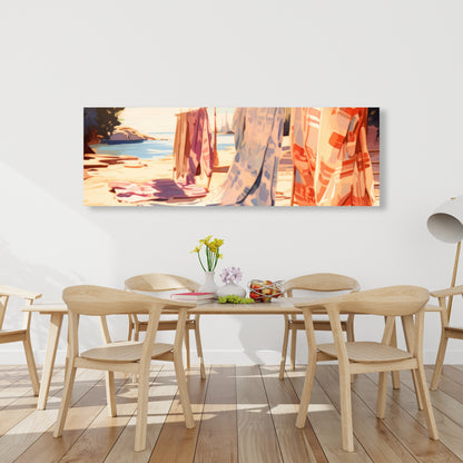 Warm Sands - Blue Canvas Art | Stylish Wall Art