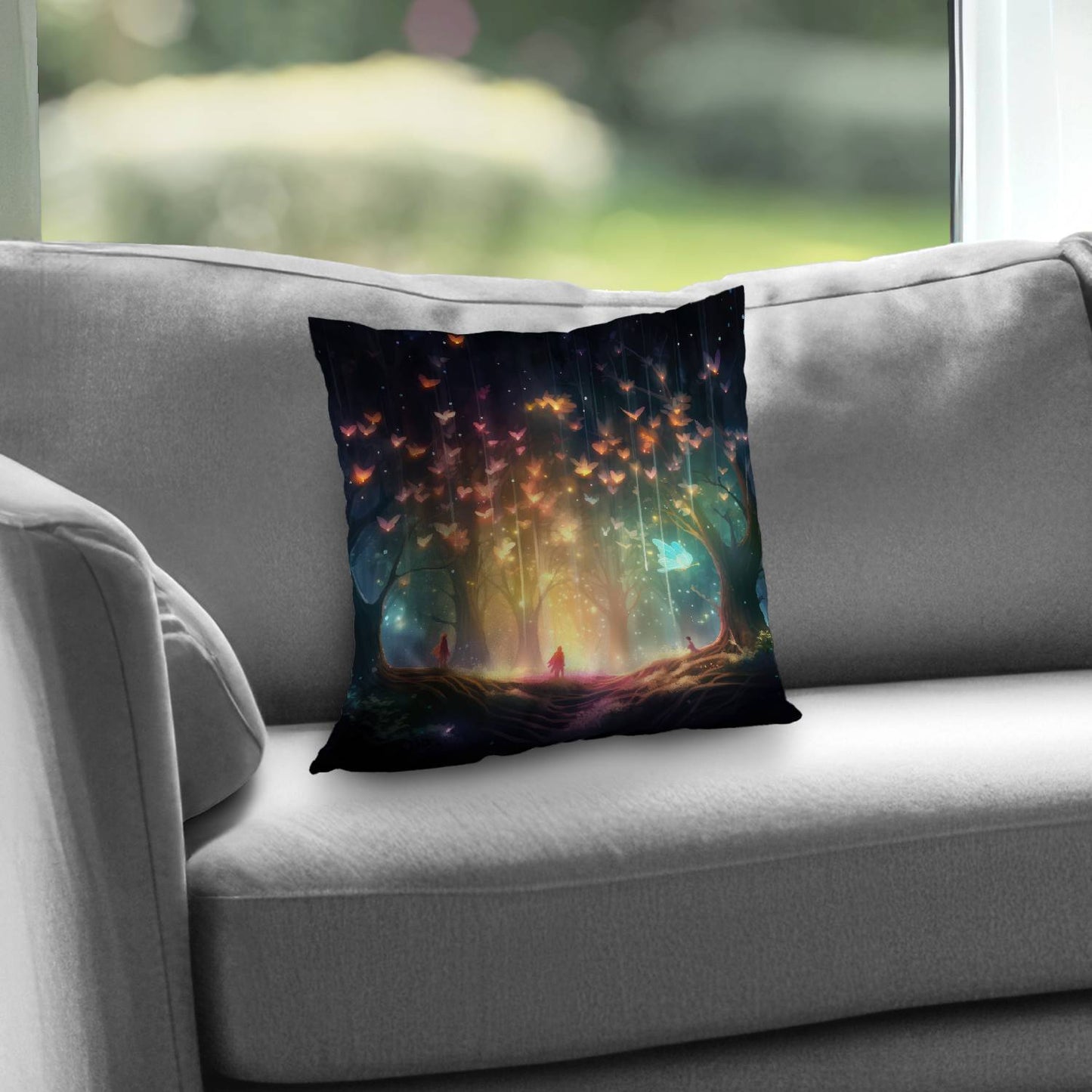 A dream come true - Poly Twill Throw Pillow for Home Decor