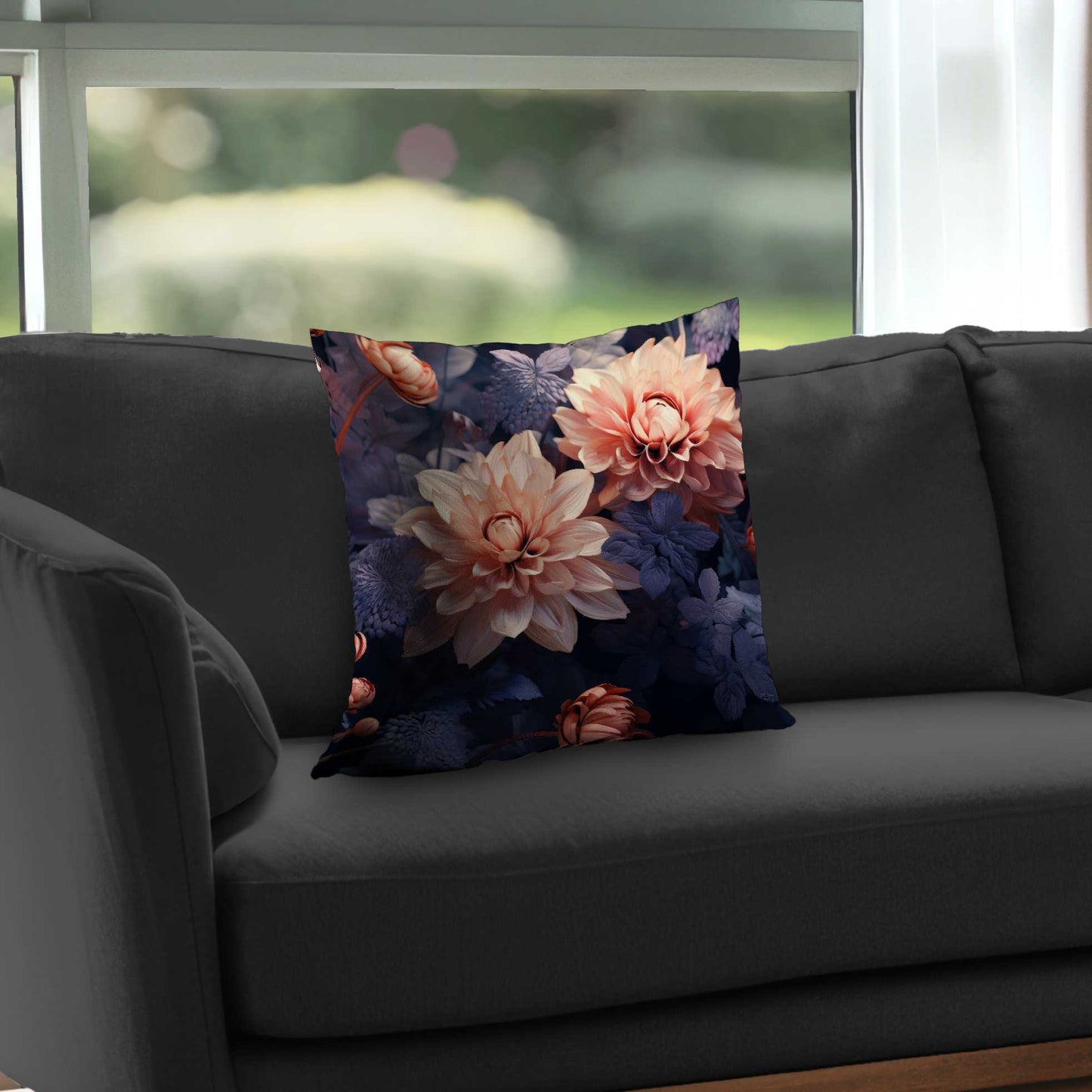 Pink and Purple Poly Twill Throw Pillow | Home Decor Accent