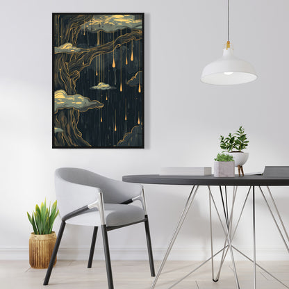 Goopy - 36"x36" Framed canvas