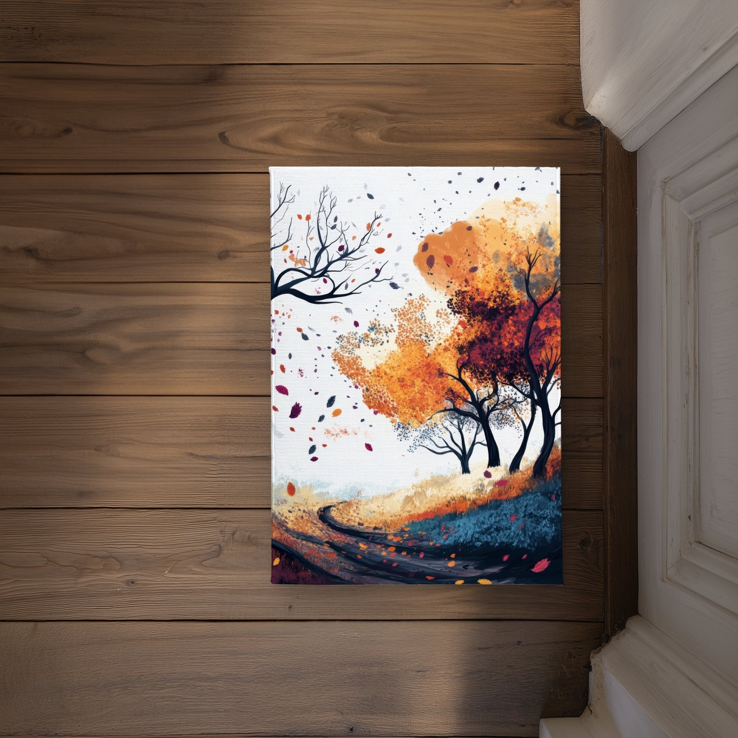 Cool Weather White Indoor Outdoor Door Mat | Home Decor