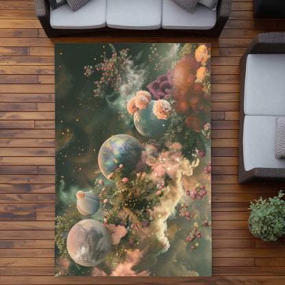 Bloom space Green Outdoor Area Rug for Home Decor | Stylish
