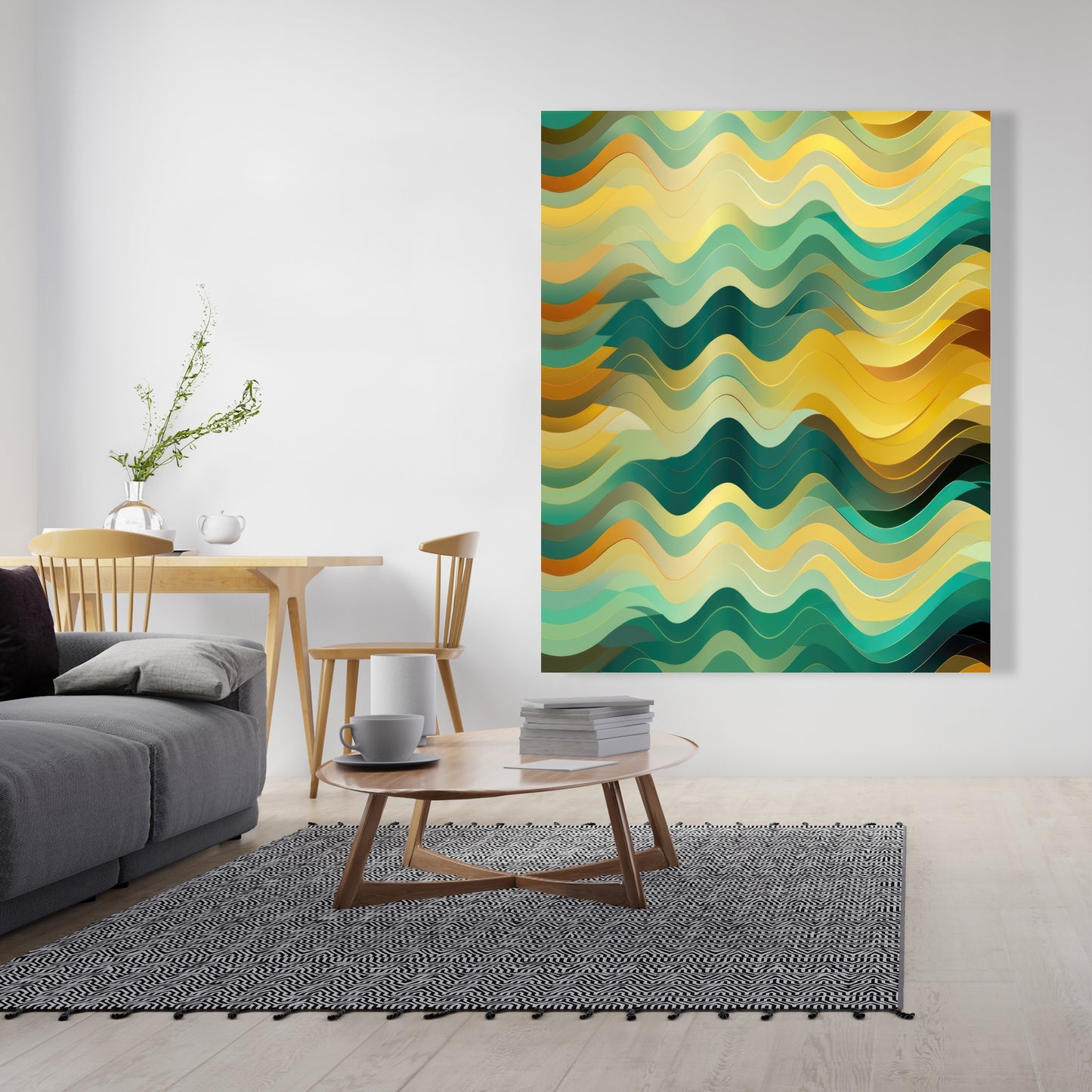 Rich by design - Orange Canvas for Stylish Home Decor