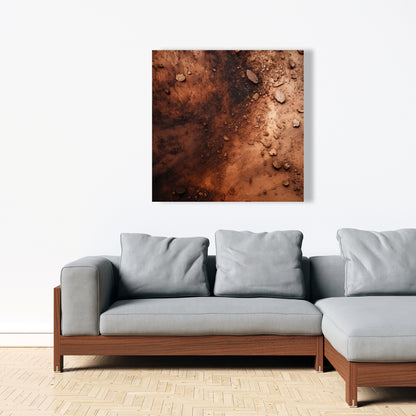 Digging White Canvas Art - Stylish Home Decor Piece