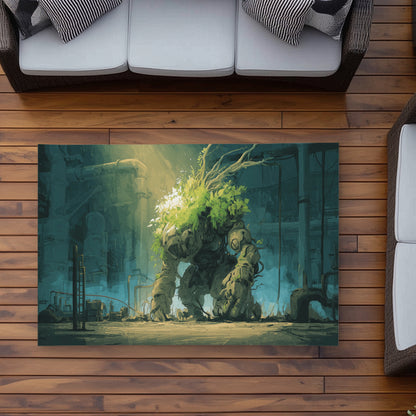 The Golem - Turquoise Outdoor Area Rug for Home Decor
