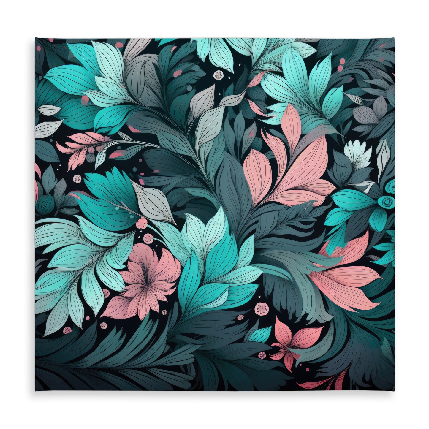Nappe Feuilles Fluo - Décoration Intérieure Extérieure Tendance