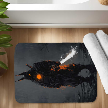 Blazing White Bath Mat - Stylish Home Decor Essential