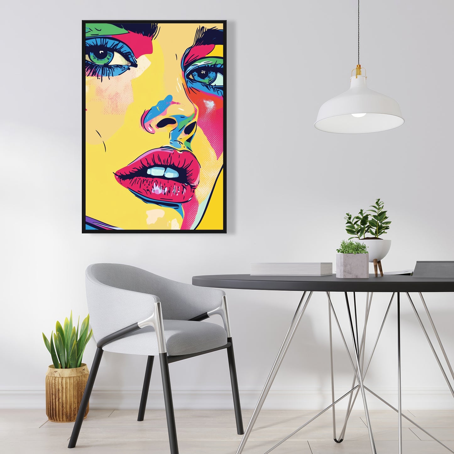 Glaze - 24"x24" Framed canvas