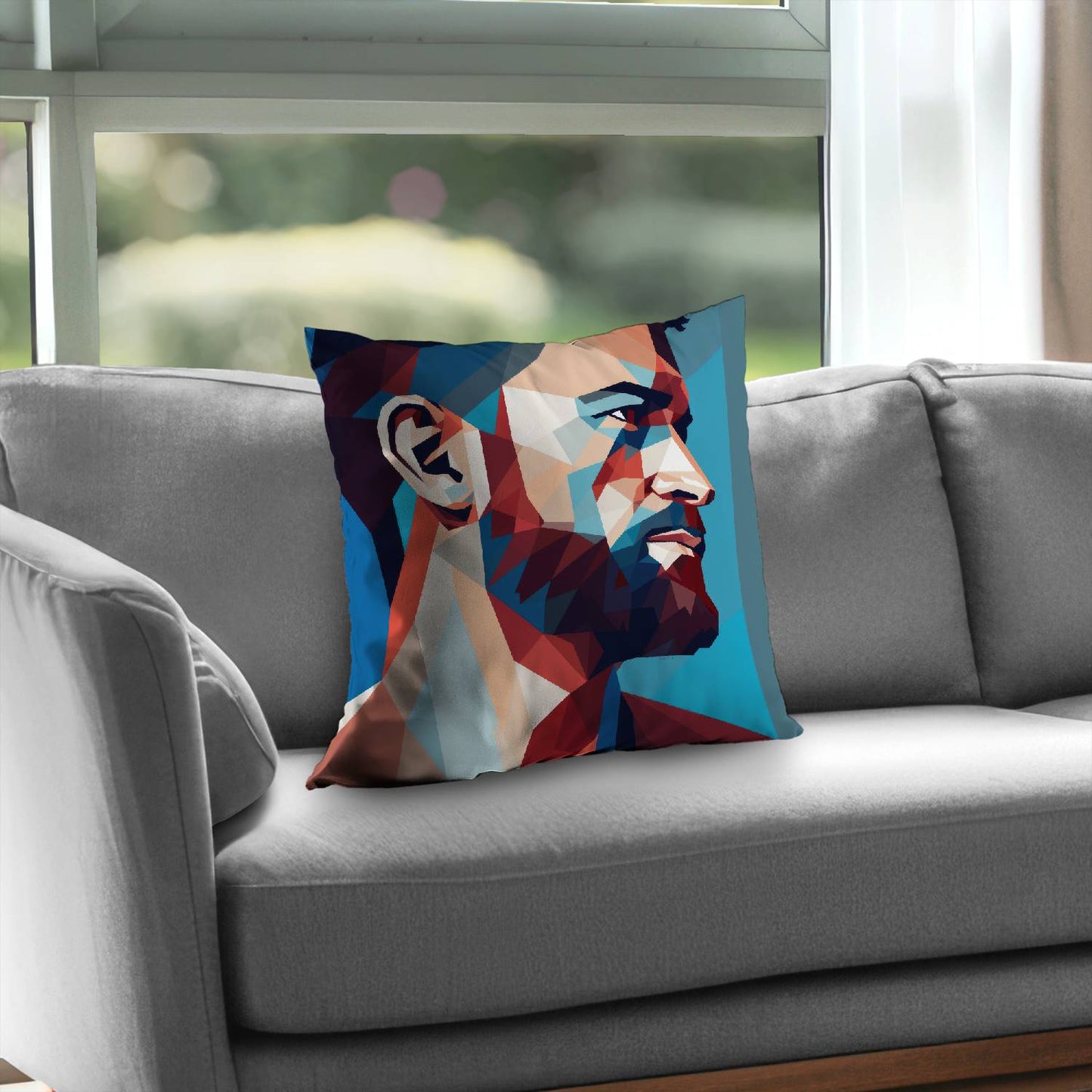 Essence of men - Throw pillow - Print on demand