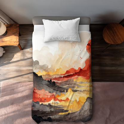 Scolding Land Gray Duvet Cover | Stylish Home Decor Essentials