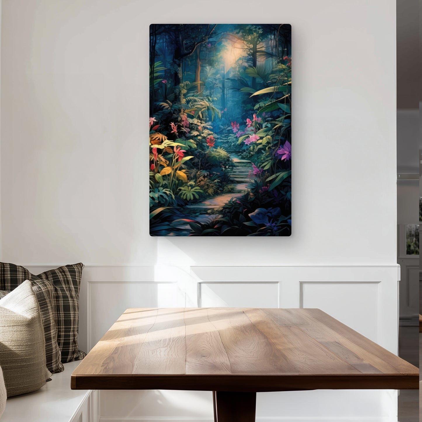 Against all odds - Green Metal Print for Home Decor