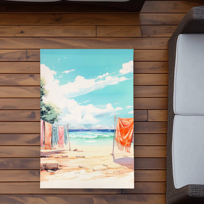 Sunny Side Orange Outdoor Area Rug | Home Decor Accent