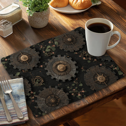 Cog pattern - 14"x18" Braided Polyester Placemat
