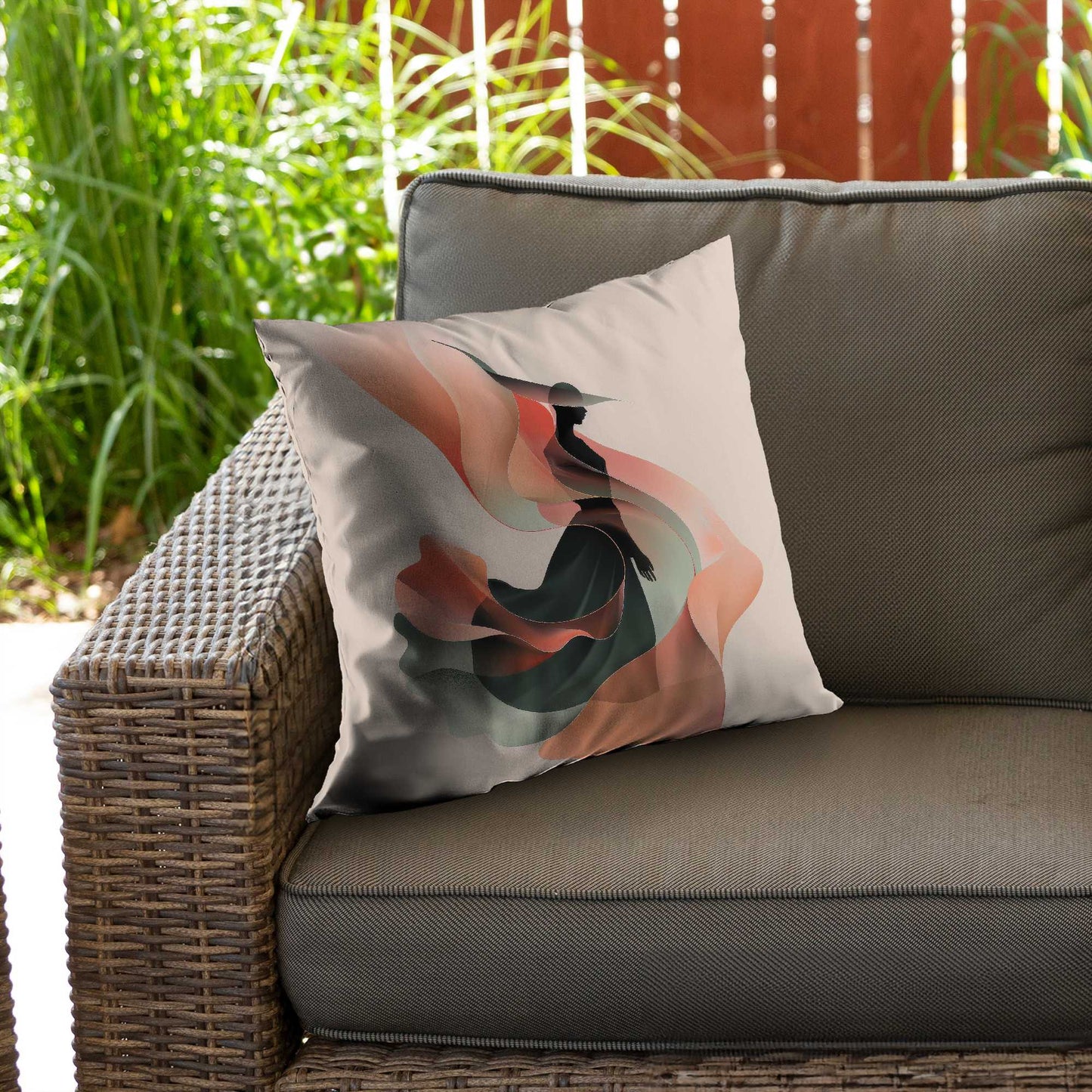 Elegance Poly Twill Throw Pillow - Stylish Home Decor Accent