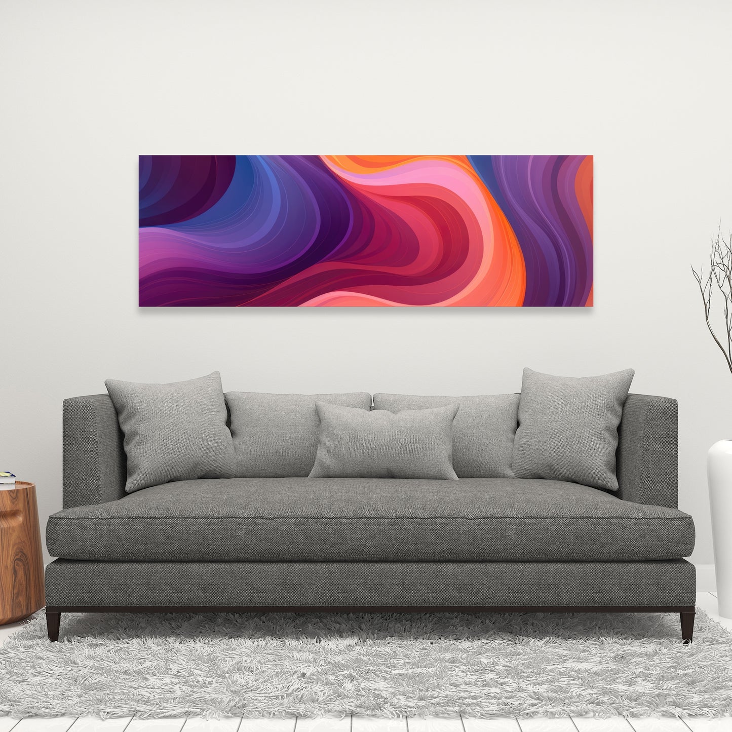 Purple Haze - Blue Canvas Art for Stunning Home Decor