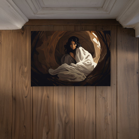 Warm Embrace Brown Indoor Outdoor Door Mat | Home Decor