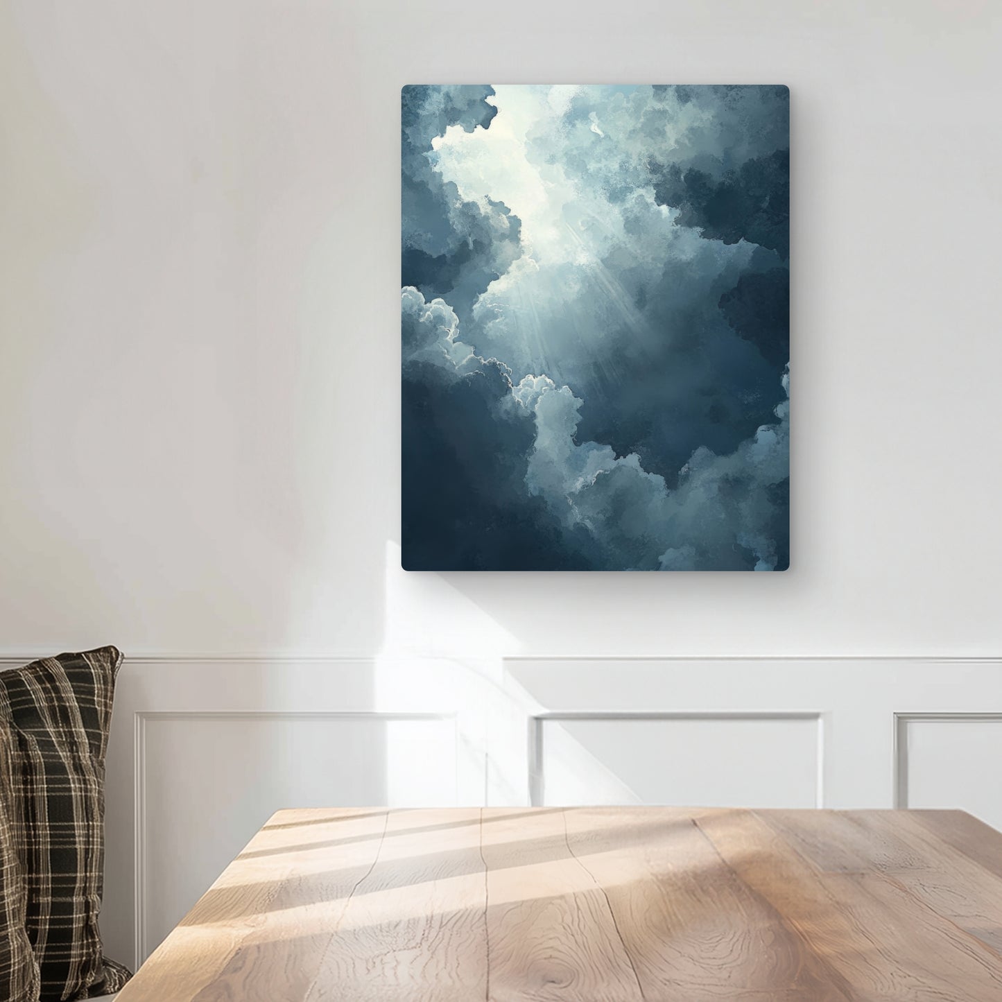 Afterglow - Blue Metal Print for Stunning Home Decor