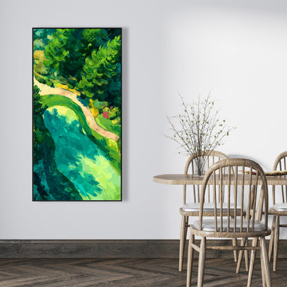 Peaceful course - 24"x24" Framed canvas