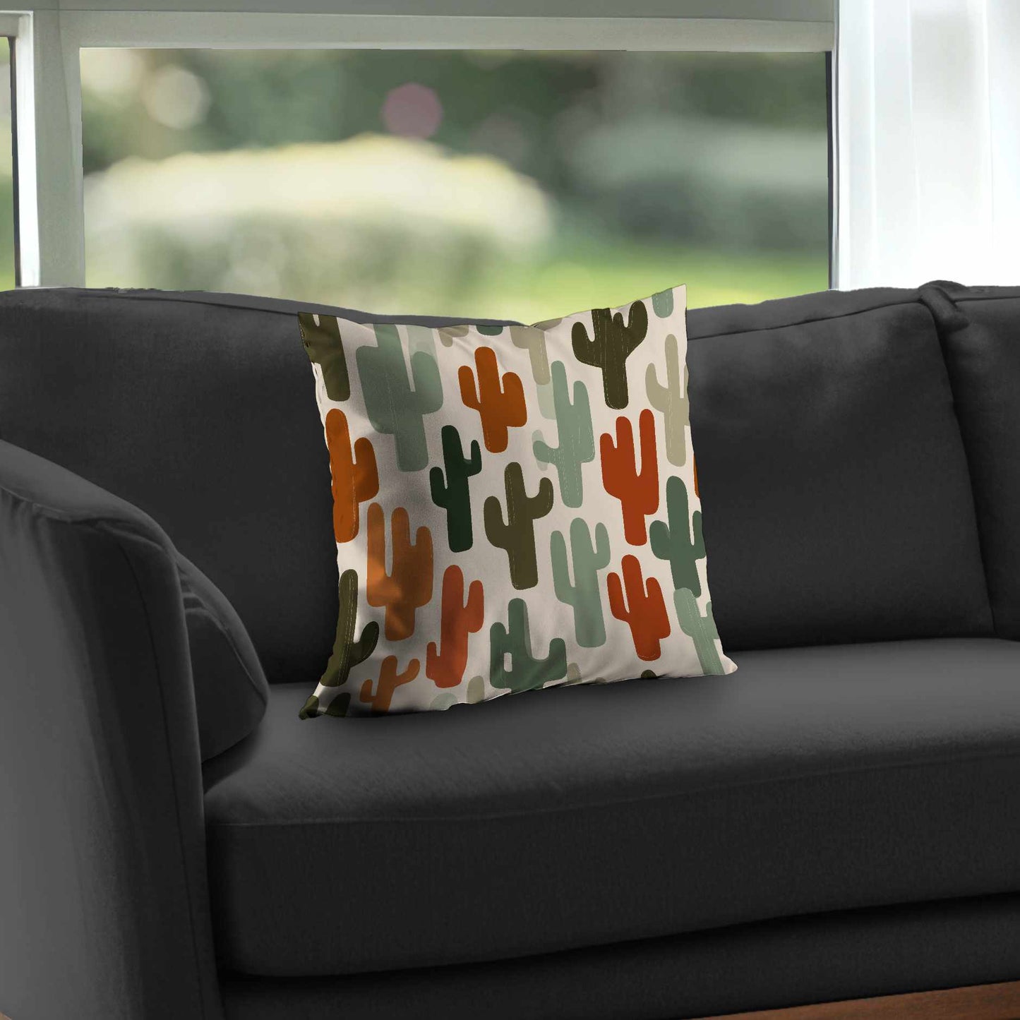 Desert Echoes Throw Pillow - Stylish Poly Twill Home Decor