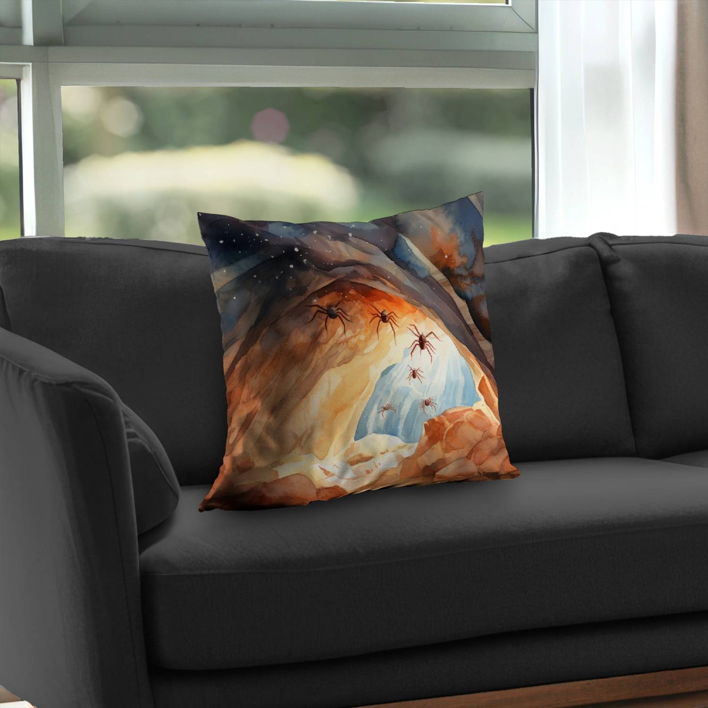 Undesirable event - Throw pillow - Print on demand