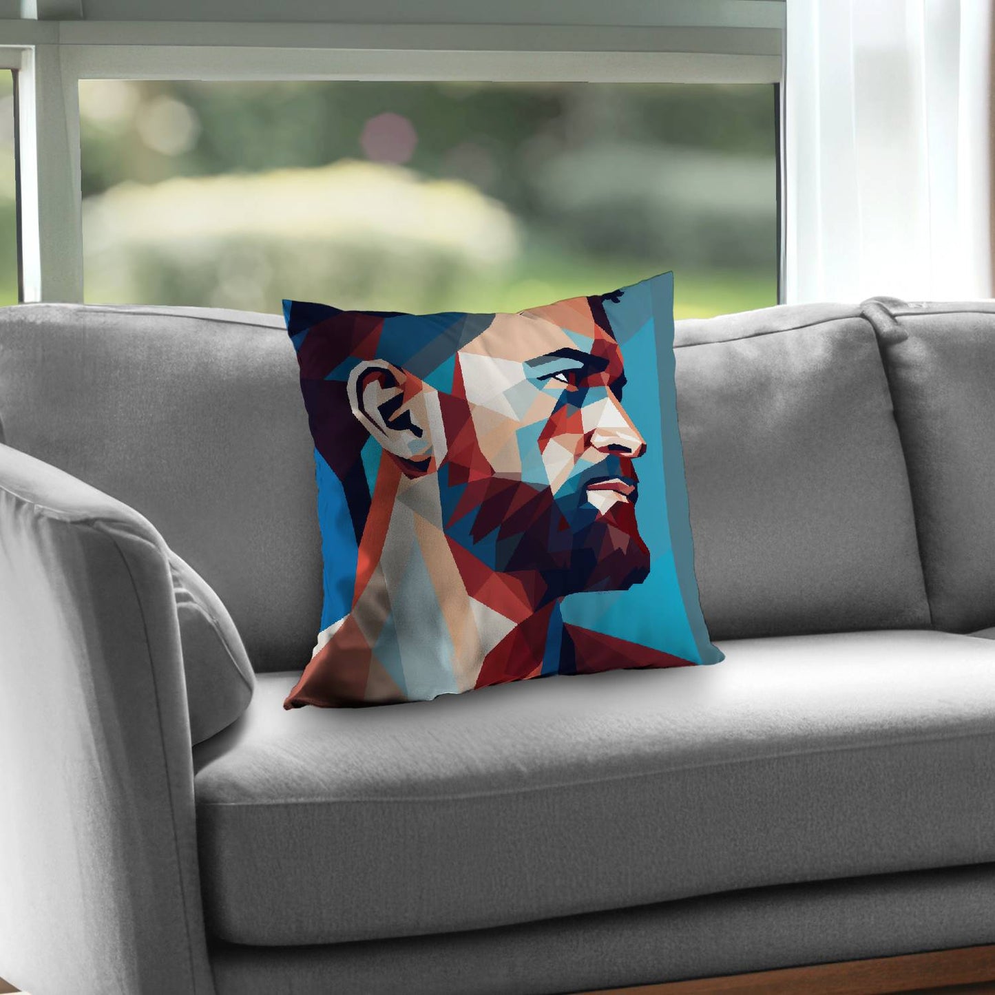 Essence of men - Throw pillow - Print on demand