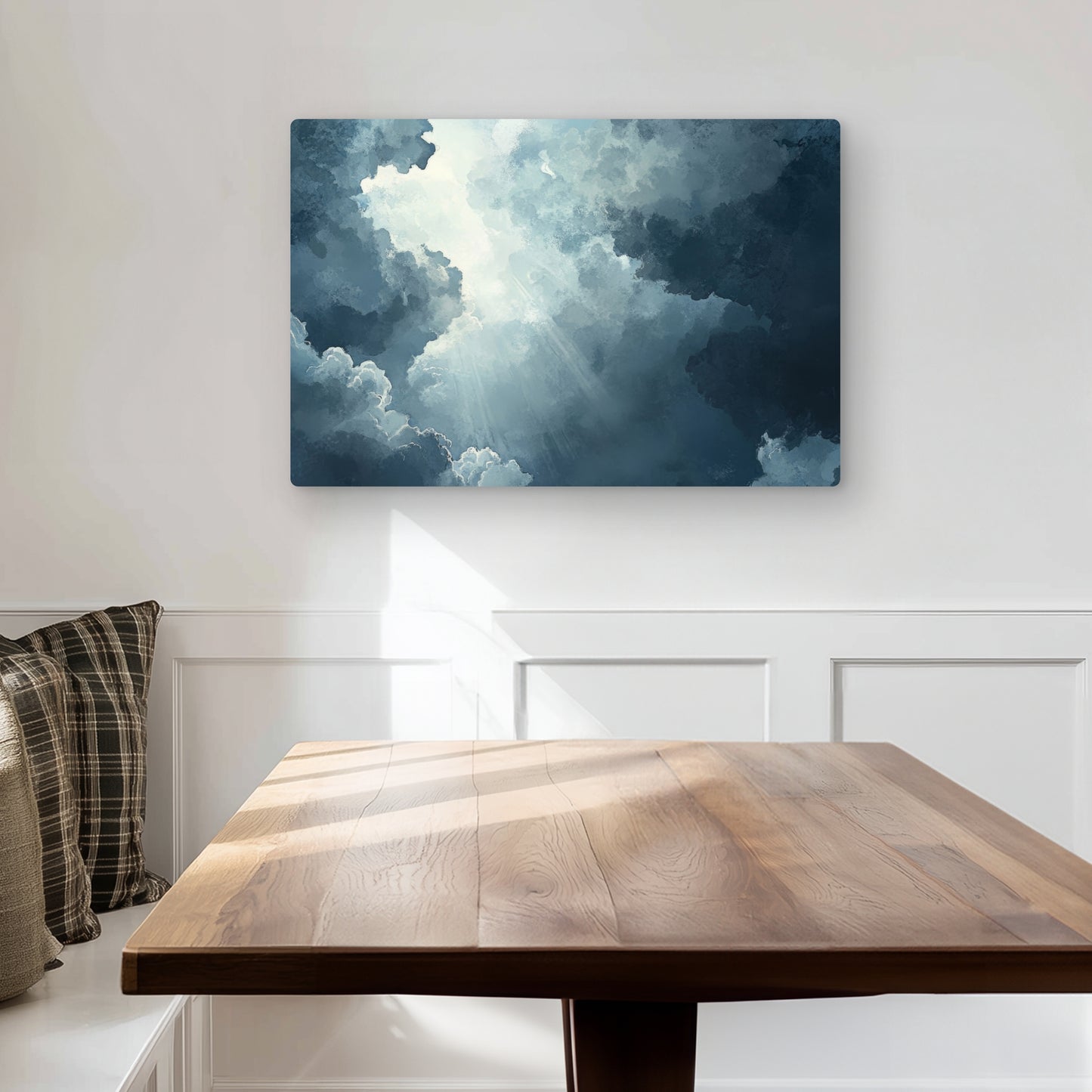 Afterglow - Blue Metal Print for Stunning Home Decor