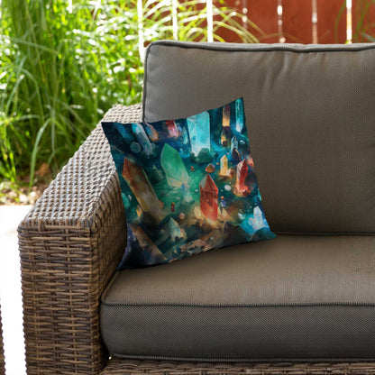 The Quest Poly Twill Throw Pillow - Stylish Home Decor