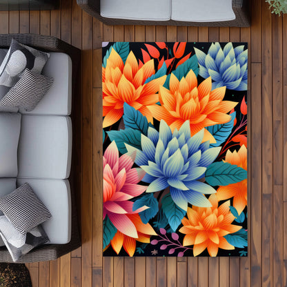 Tapis d'extérieur Color Bouquet | Élégant accent de décoration intérieure