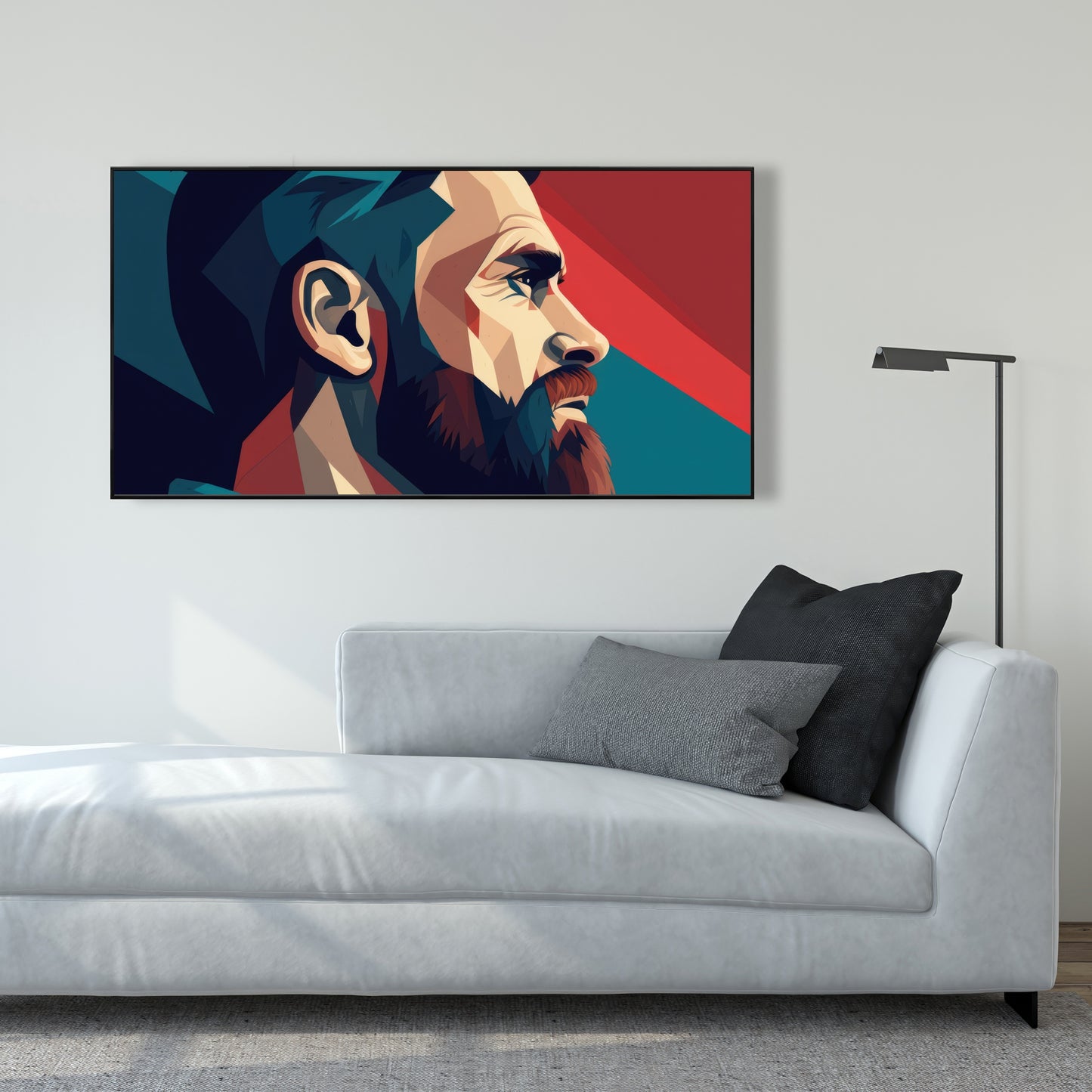 Courageous - 36"x36" Framed canvas
