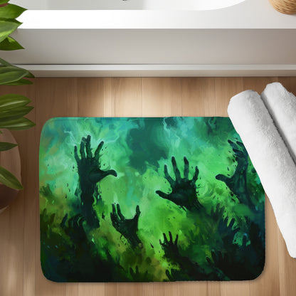 Hands of despair - 17"x24" Bath mat