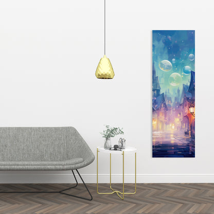 Bubble ville - 32"x32" Canvas
