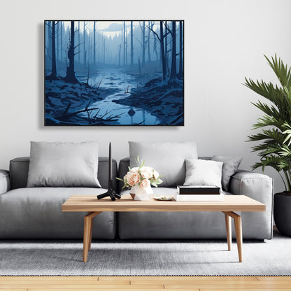 Dead lands - 36"x36" Framed canvas